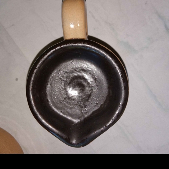 Primitive 2 Pc Crock & Candle Burner - Picture 4 of 7